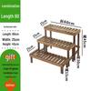 Multi-layer Solid Wood Indoor Balcony Plant Stand