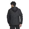 adidas Essentials Plus Windbreaker Jacket and 3-Stripe KWE95-JF3912 (Black White/LL/Men's)