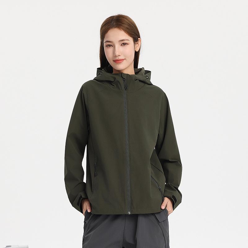 

Чоловічий однотонний вітрозахисний плащ: Вітрозахисна спортивна куртка з індивідуальним логотипом для уніформи. L