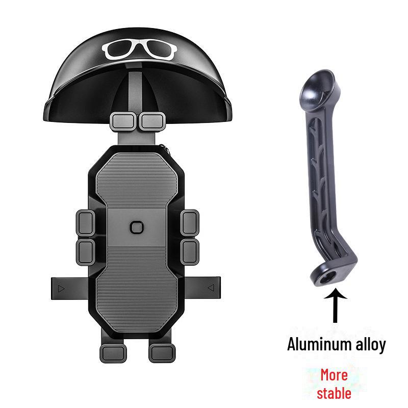 Wasserdichter Sonnenschutz Handyhalter für Helm, Motorrad, Fahrrad - Oktopus-Design