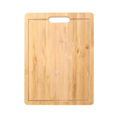 ZISIZ Thick Bamboo Cutting Board with Water Groove