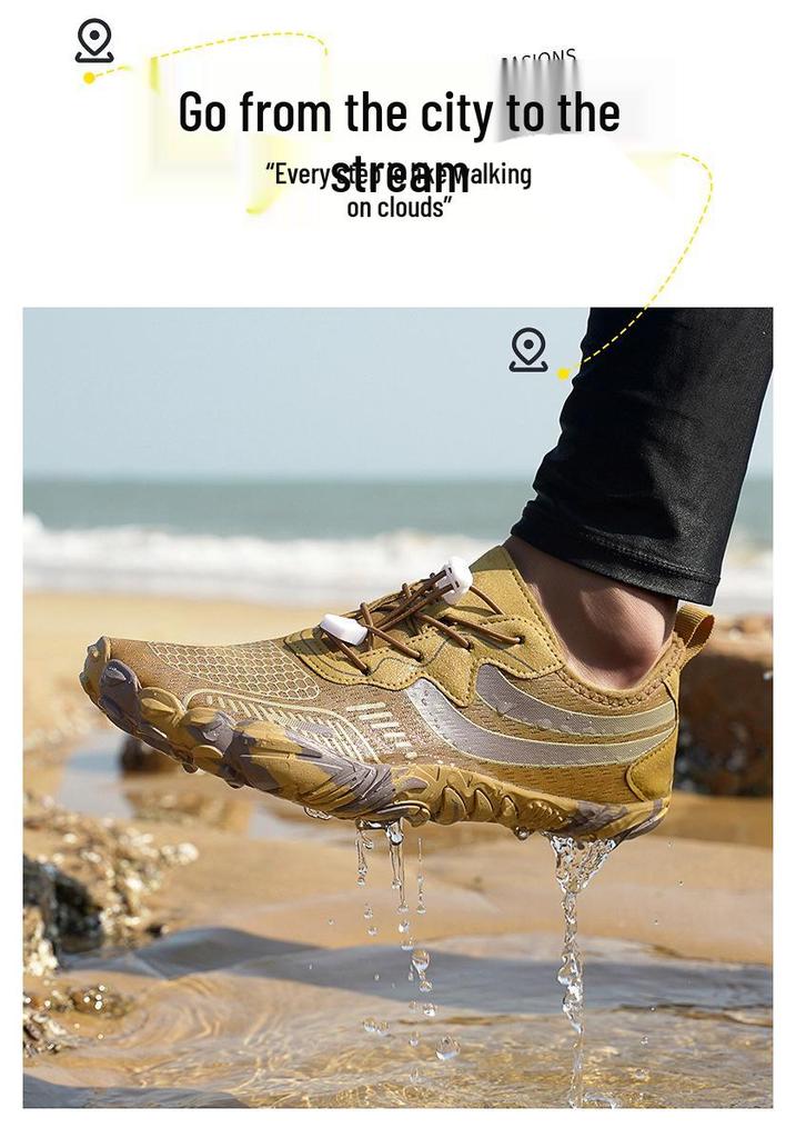 Unisex Quick-Dry Five-Finger Shoes for Yoga, Beach, Swimming, Hiking, Rafting, and Fishing