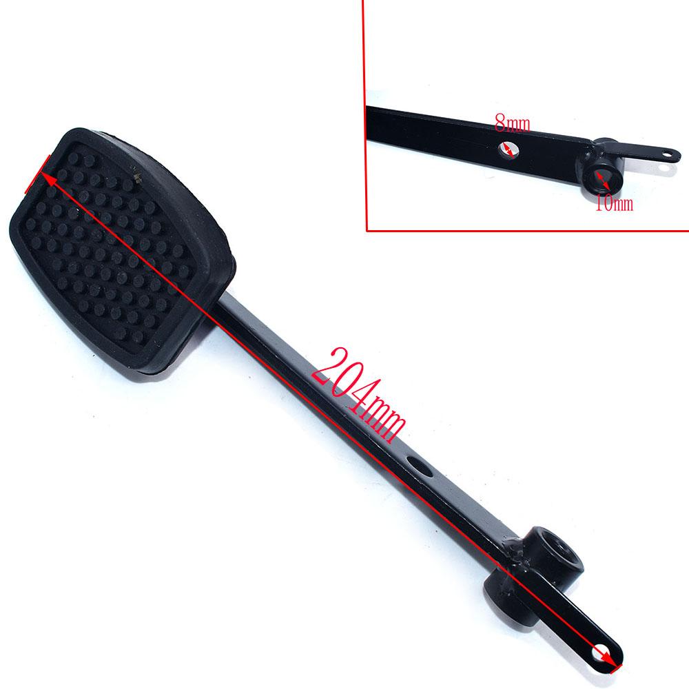 Foot Throttle Accelerator Throttle Speed Control Pedal and Foot Brake Pedal Fit For ATV Quad Go Kart Off Road UTV