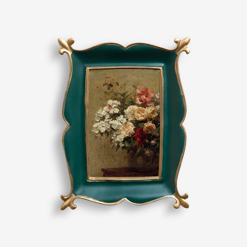 Французское минималистичное настенное искусство из смолы Ретро Маленький арт-декор для гостиной столовой Винтажная фреска