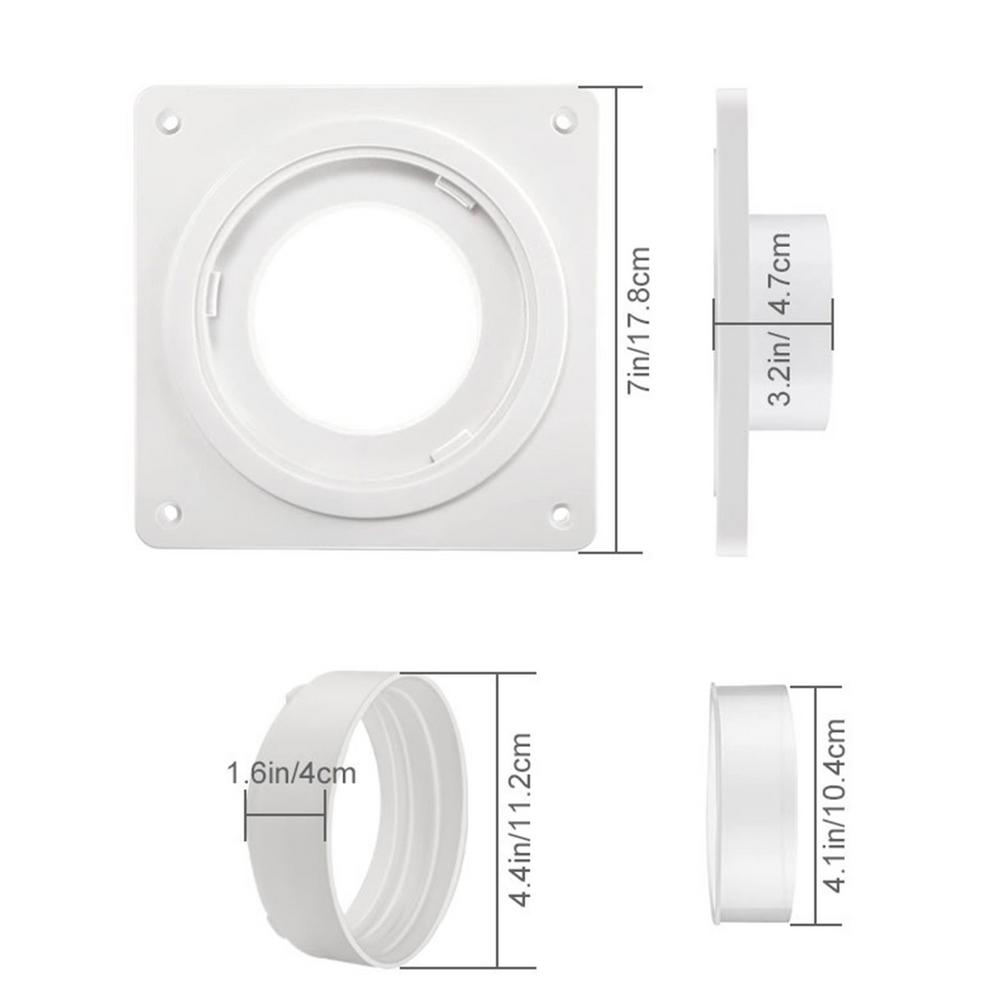 Dryer Vent Kit For Electric Dryer Exhaust Pipes Hose Dryer Vent Parts Clothes Dryer Connector For Sliding Window Dryer