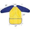 Kids Art Smocks 2 Pack Painting Smock with Long Sleeve and 3 Pockets for Age 3-8