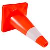12Pack 18\" Traffic Cones, Safety Road Parking Cones PVC Base, Orange Traffic Cone with Reflective Collars, Hazard Construction Cones for Home Traffic