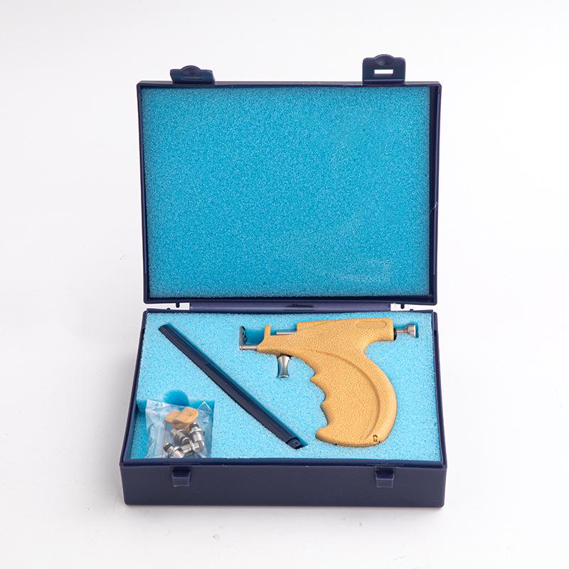 Stainless Steel Ear Piercing Gun with Ear Studs