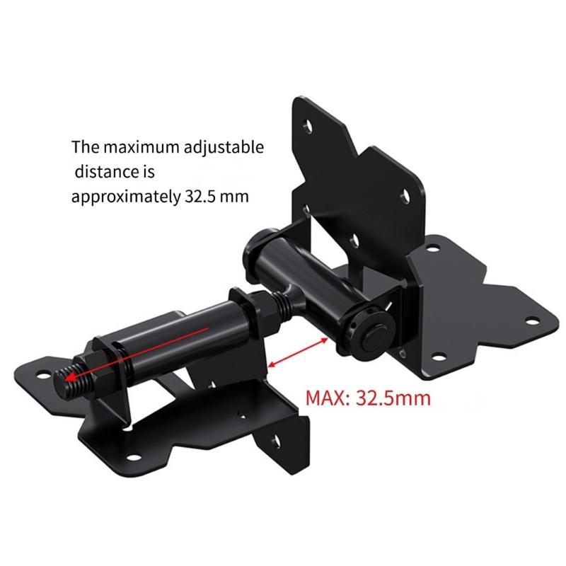 Adjustable Degree Gate Hinges Stainless Steel Auto Closing Gate Hinges Fence Door Hinge Garden Door Accessories