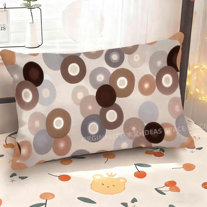 Colorful Circular Pattern Pillowcase Suitable For Sofa Bedroom Car Pillow Cover Cushion Rectangular Back Cushion