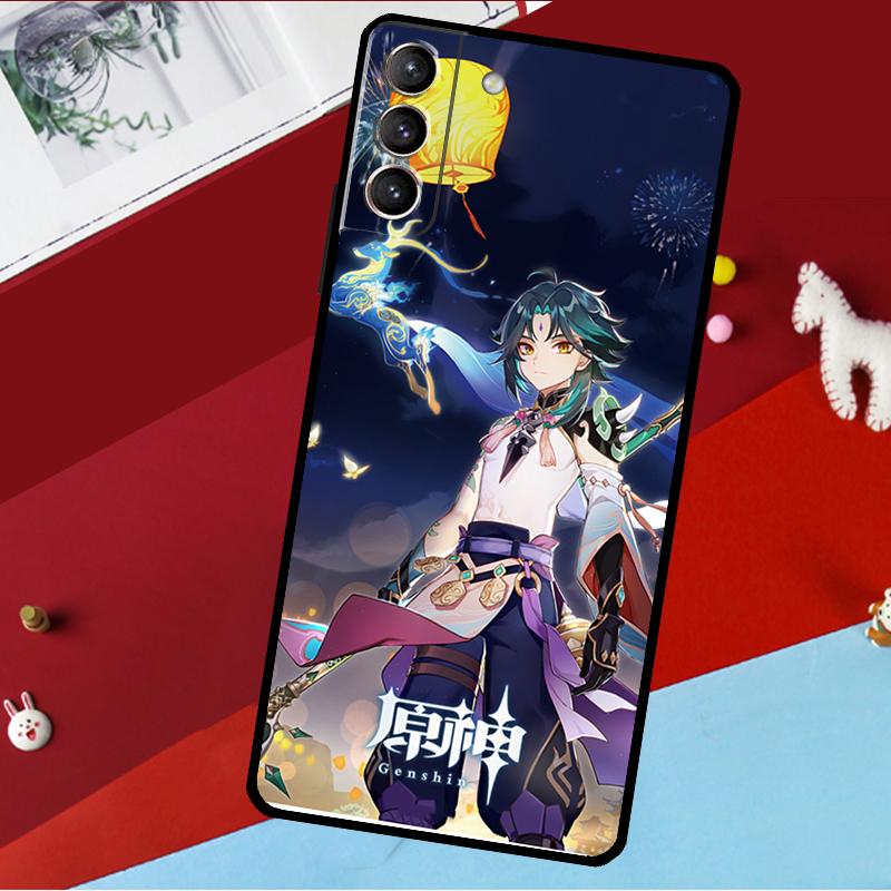 Genshin Impact Xiao Funda For Samsung Galaxy S26 S25 S24 S22 S23 Ultra Plus S20 S21 FE S9 S10 S25 FE Phone Case