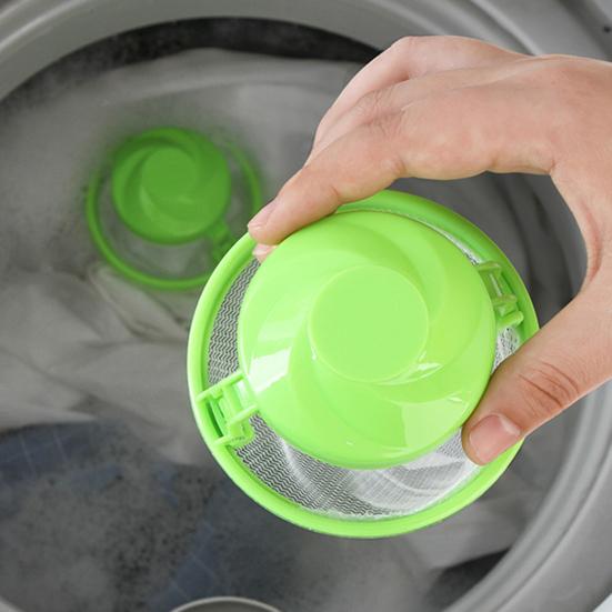 3Pcs Pet Hair Remover Washing Machine Anti-winding Lint Catcher Reusable Floating Hair Filtering Mesh Bag Clothes Laundry Hair Filter