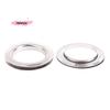 10/30/60 Pairs Silvery Metal Eyelet Curtain Rings Grommet Top Header Accessories for Easy Assembly with Press