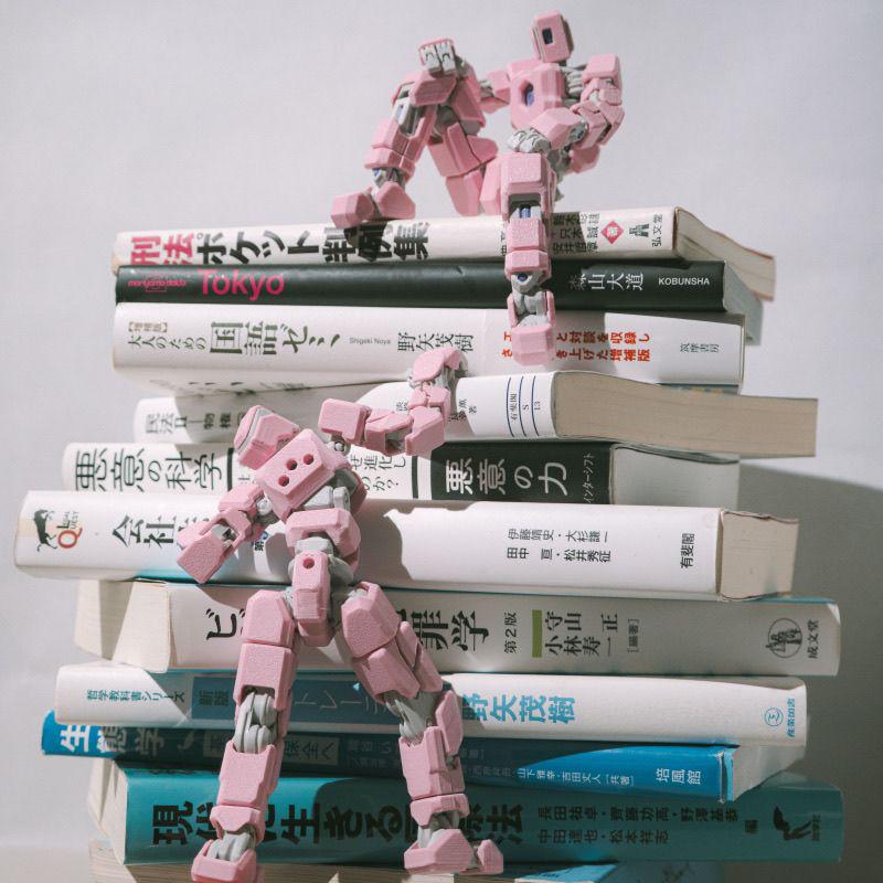 3D Printed Action Figures Articulated Mecha Robot Warrior Multi-Jointed Movable Figurine Collectible Desk Ornament Decorations