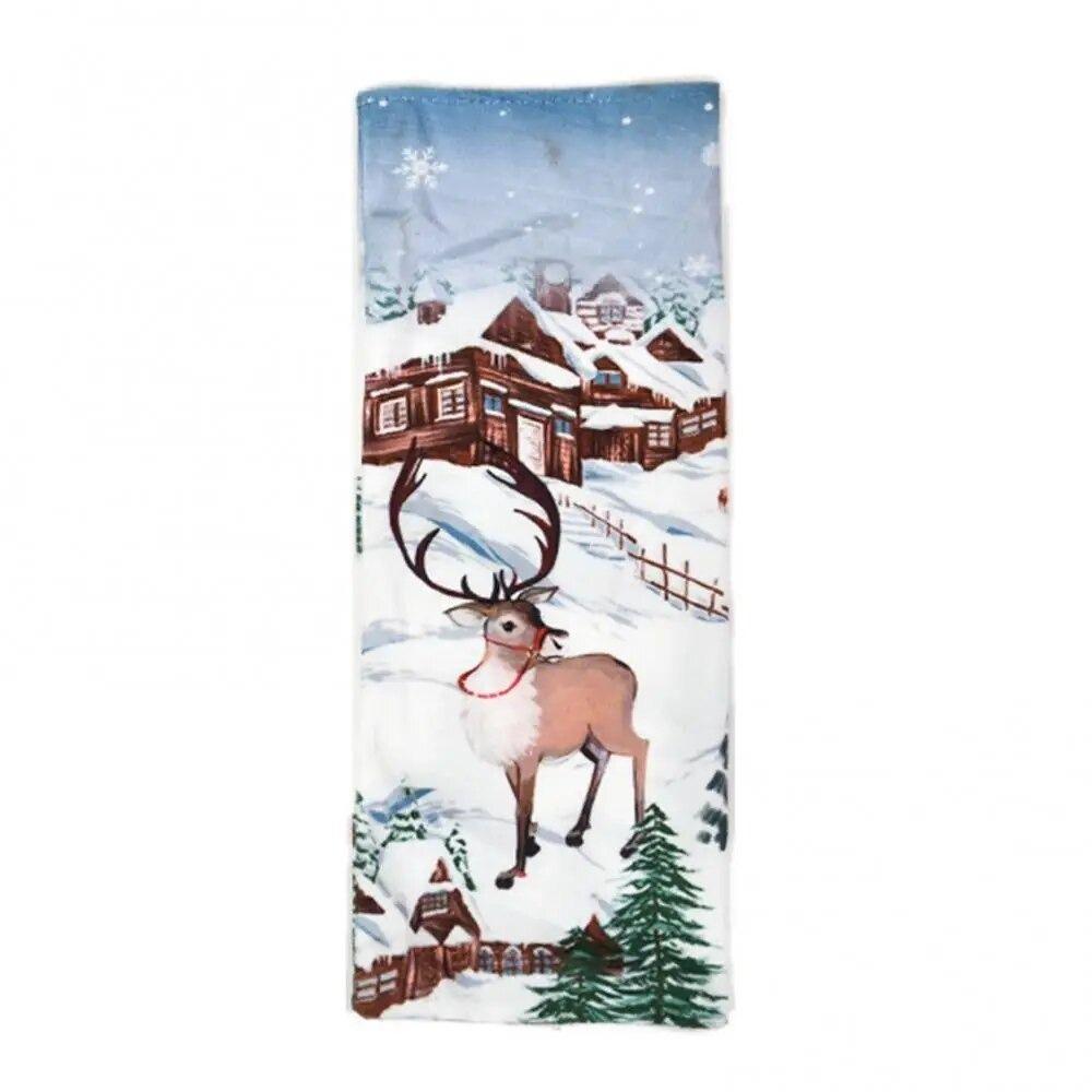 

Reuseable Wine Bottle Cover Handmade Champagne Bottle Cover Drawstring Candy Bag Dinner Table Elk