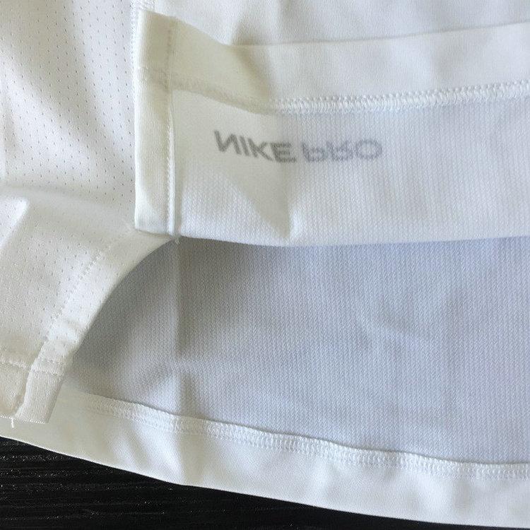 Nike Pro Training Compression Breathable Quick-Dry Fitness Top Men Tops White CT8462-100