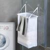 Wall-mounted Dirty Clothes Basket Home Laundry Baskets Bath Storage Bag Bathroom Placement Mesh Organizer