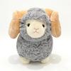 Hugging Appease Big Horn Sheep Stuffed Animal Warm Cozy Fluffy Sheep Plush Doll  Birthday Gift