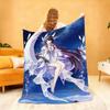 Hot Game G Genshin Impact C ColumbinaS Blanket For Soft Throw Blanket for Picnic Bed Sofa Home Bedroom Cozy Warm Comfortable