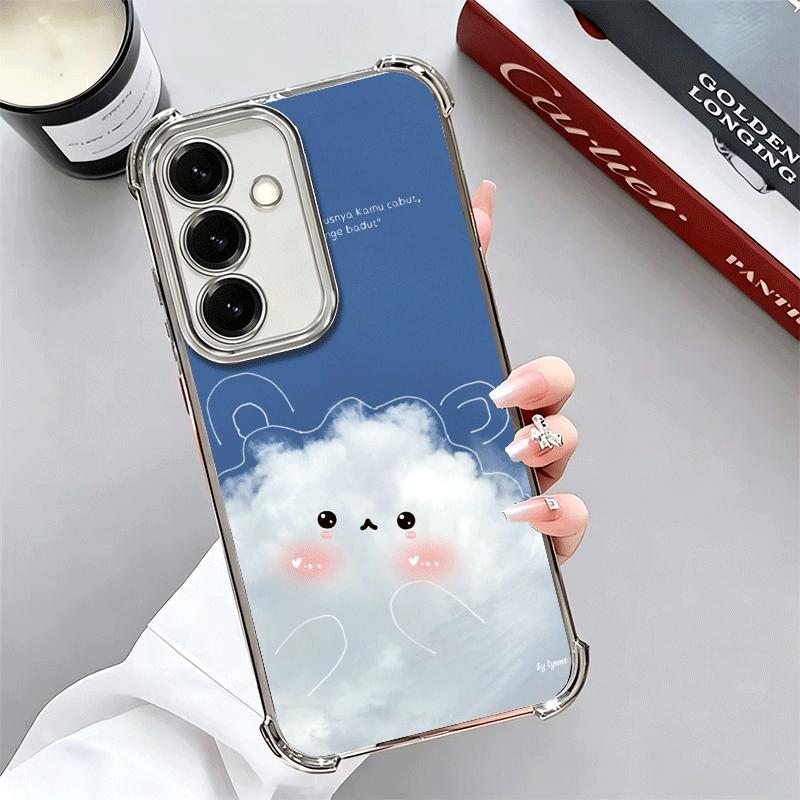 Summer Vibes Doodle Art Sky Soft Phone Case For Samsung A17 A27 A07 A37 A57 A16 A56 A15 A55 A14 A54 A13 A53 A26 A36 A25 A35 A24