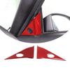 Red Carbon Fiber Interior A-pillar Horn  Sticker For Nissan 350Z 2003-2006