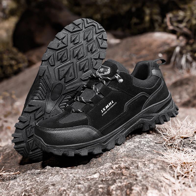 Outdoor couple shoes non-slip and wear-resistant mountaineering shoes travel shoes breathable and do not cover the feet soft-soled sports casual shoes