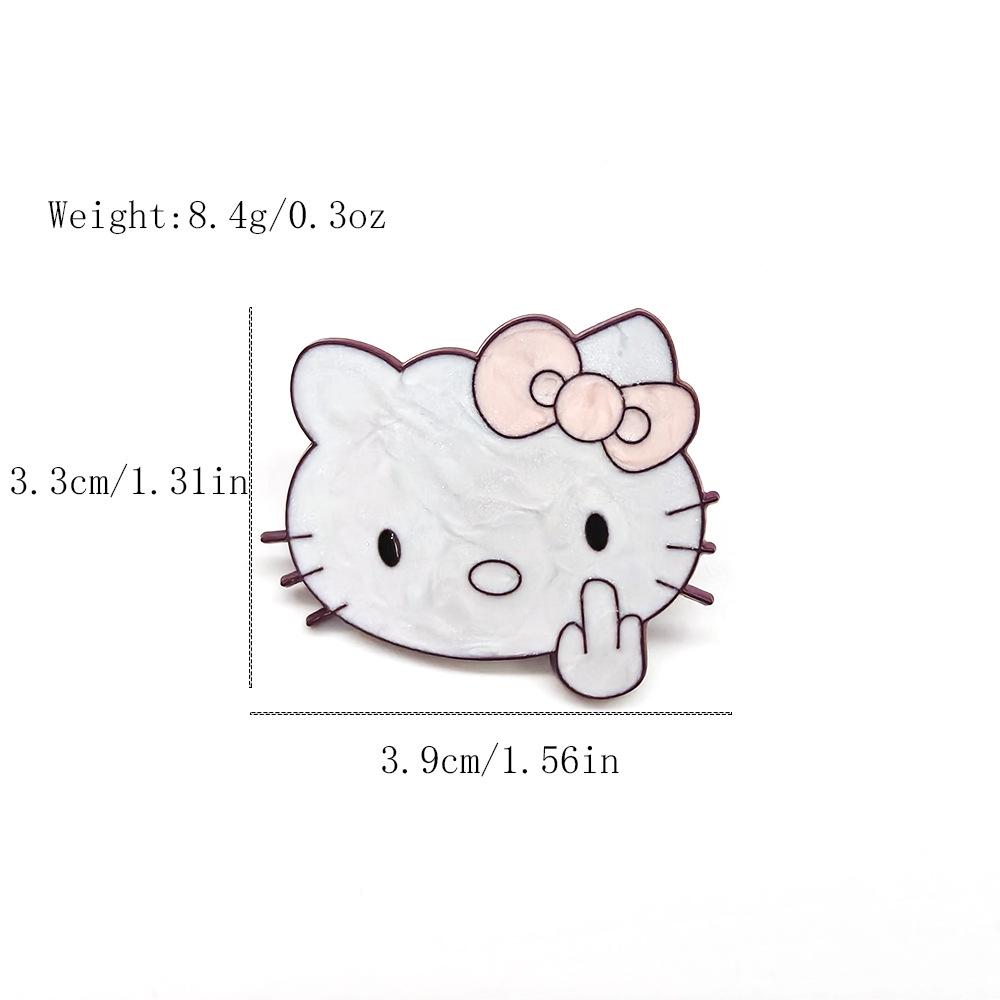 Значок-брошь Hello Kitty с бантом - Булавка и декоративный аксессуар Sanrio