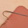 DIY Einzel Löcher Lederseil Häkeln Doppelte Löcher Flachkopf Lederseil Geflochtene Naht Häkeln Hand Spitze