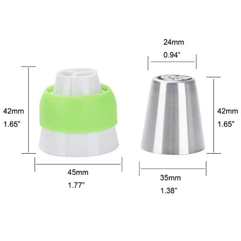 Stainless Steel Russian Tulip Icing Piping Cake Nozzles Cream Pastry Decorating Tips Set Cupcake Cake Decorating Tools