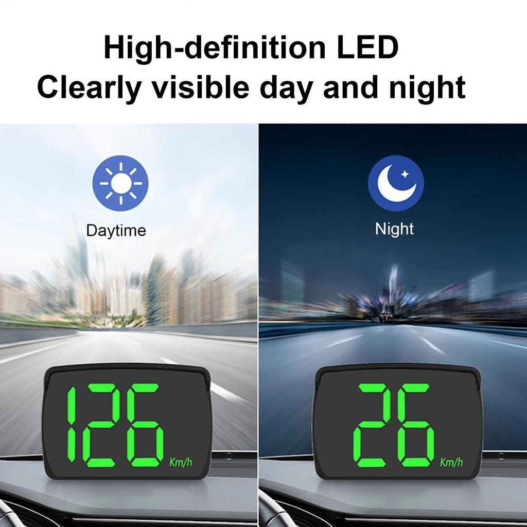 Universal Car HUD Digital Speedometer Head Up Display For Motor Truck Vehicles Speed Meter Displayer KM/MPH for Vehicle Taxi