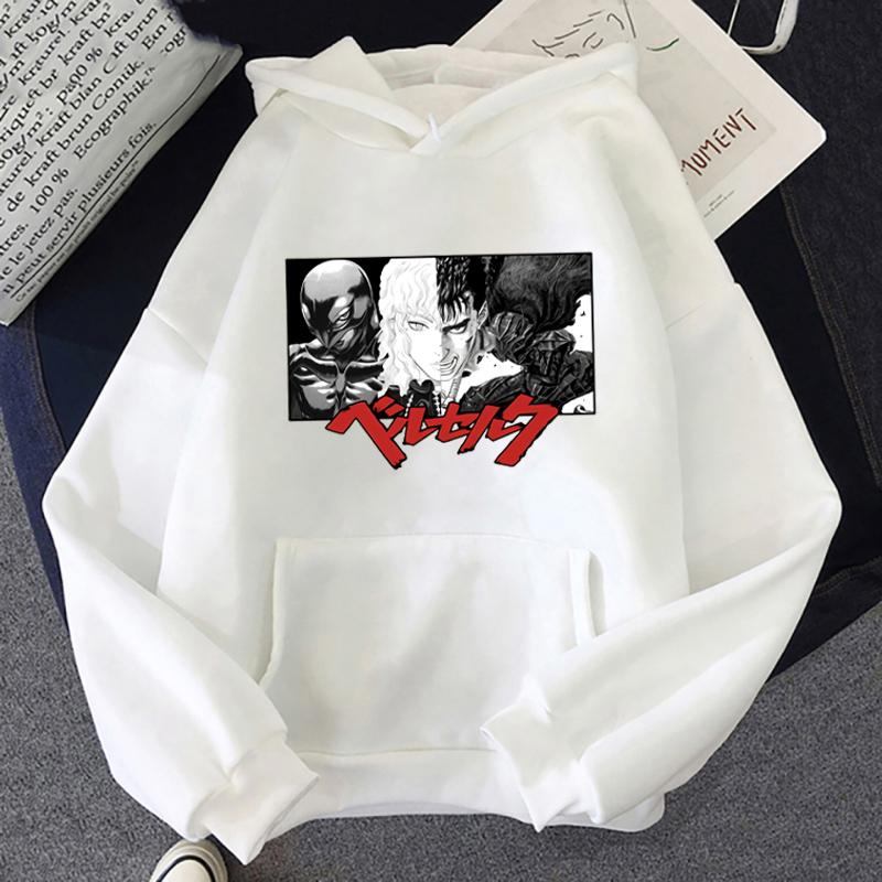 Guts And Griffith Hoodie Sweatshirts Hot Berserk Anime Hoodies For Men/Women Berserk Graphic Pullovers Streetwear Male Clothing
