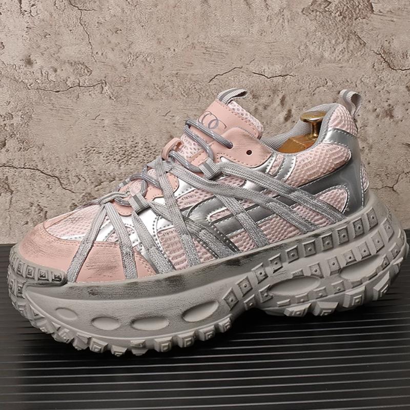 Fashion Retro tire shoes, Paris dad shoes, comfortable and breathable mesh men's shoes, inner sports casual shoes  b33