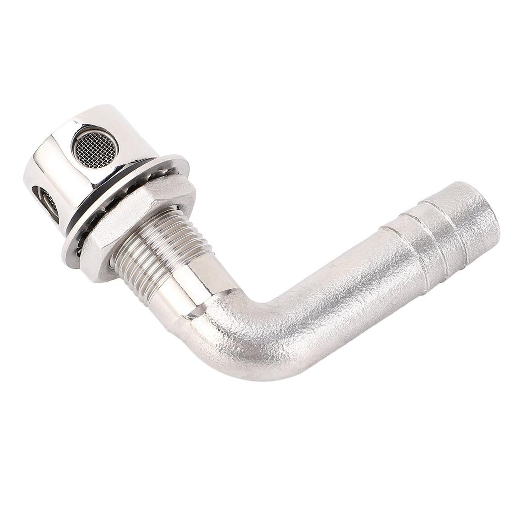 Boat Fuel Gas Tank Vent Professional 316 Stainless Steel 16mm Elbow Design Marine Boat Fuel Tank Vent for Ships Yachts