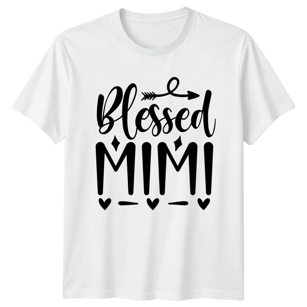Blessed Mimi Unisexs TShirt Grandmother Family Grandparents Day Gift For Her S