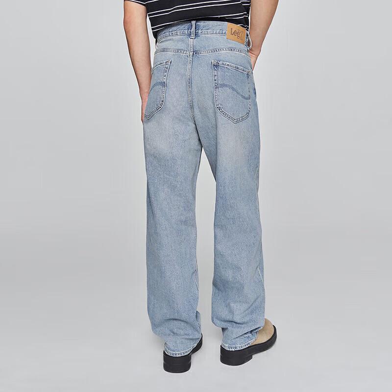 Lee Men's EasyRider Loose Mid-Waist Wide-Leg Jeans
