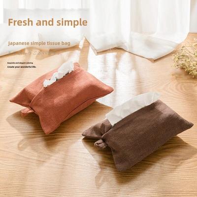 2PCS Pokrowiec na pudełko na chusteczki do pudełka na serwetki Kleenex Kuchnia Przechowywanie Uchwyt na chusteczki Samochodowe Zmywalny Dom Biuro Prostokątny Stolik Nocny Kawa