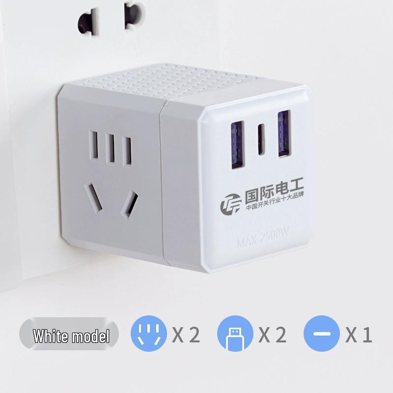 86 Type Wireless Multi-function Socket Adapter Panel Converter