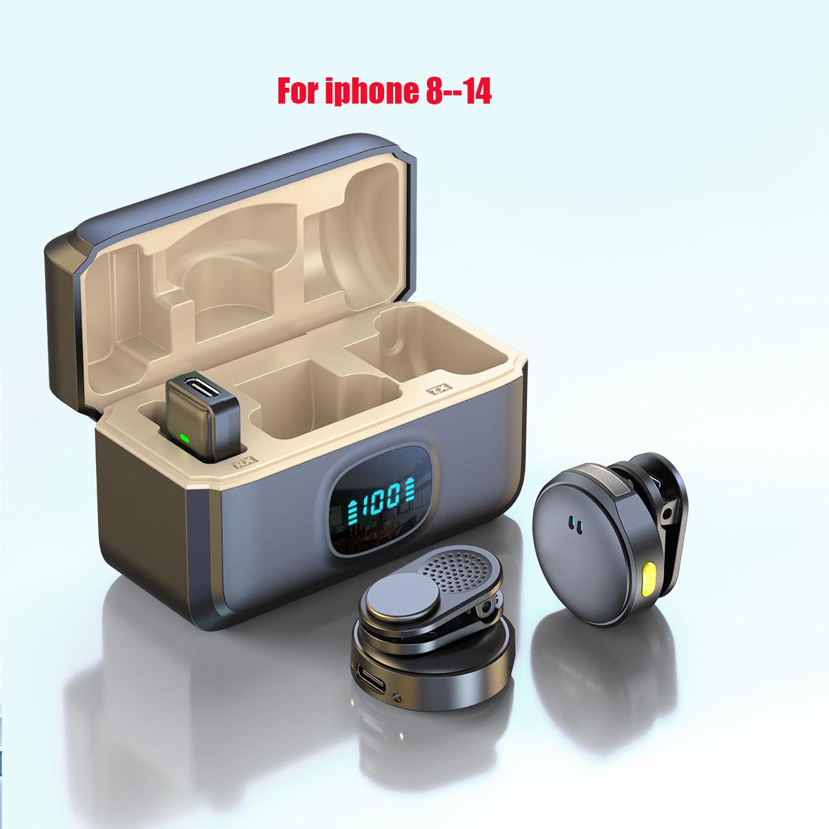 

Петличный микрофон Мобильный телефон Беспроводной микрофон Петличка — это беспроводной микрофон для телефона Видеозапись Майк