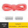No Tie Shoe Laces Round Capsule Metal lock Elastic Shoelaces For Sneakers easy installation Lazy Shoes Lace Accessories