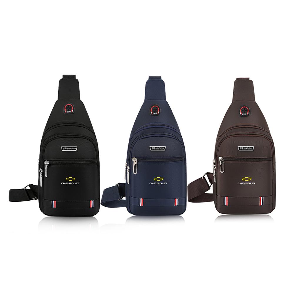 Car Logo Chest Bag Handbags Waist Bag Crossbody Bag For Chevrolet Cruze Sonic Spark Sail 3 Aveo T250 Cobalt Captiva Trax Equinox