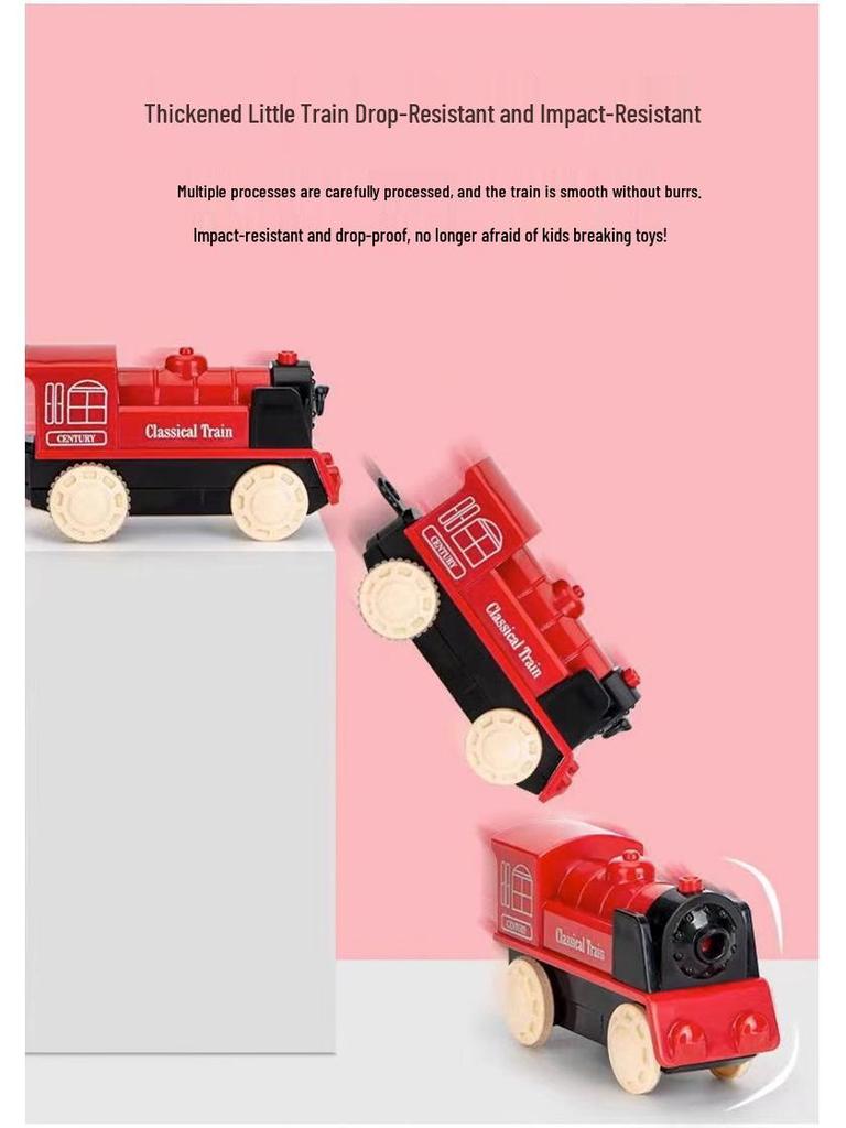 Elektrische Hochgeschwindigkeitszug-Set für Kinder – Lernspielzeug mit Streckenmodell, perfektes Geburtstagsgeschenk.