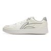 Li Ning Sycee Antidérapant Amorti Résistant à l'abrasion Bas Skateboard Chaussures Homme Blanc Gris AGCU515-1