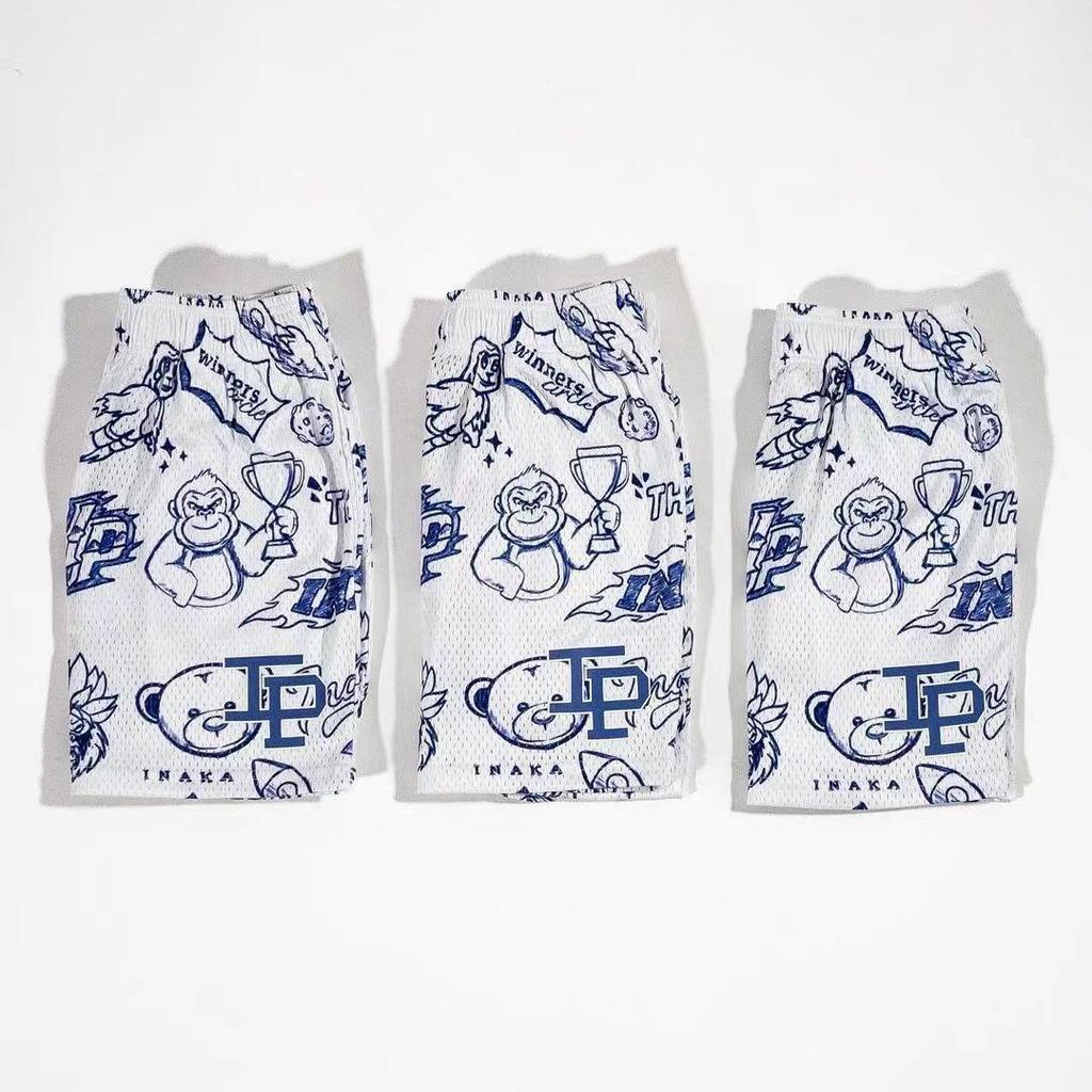 Trendy American Mesh Basketball Shorts - Quick-Dry Casual Sports Shorts