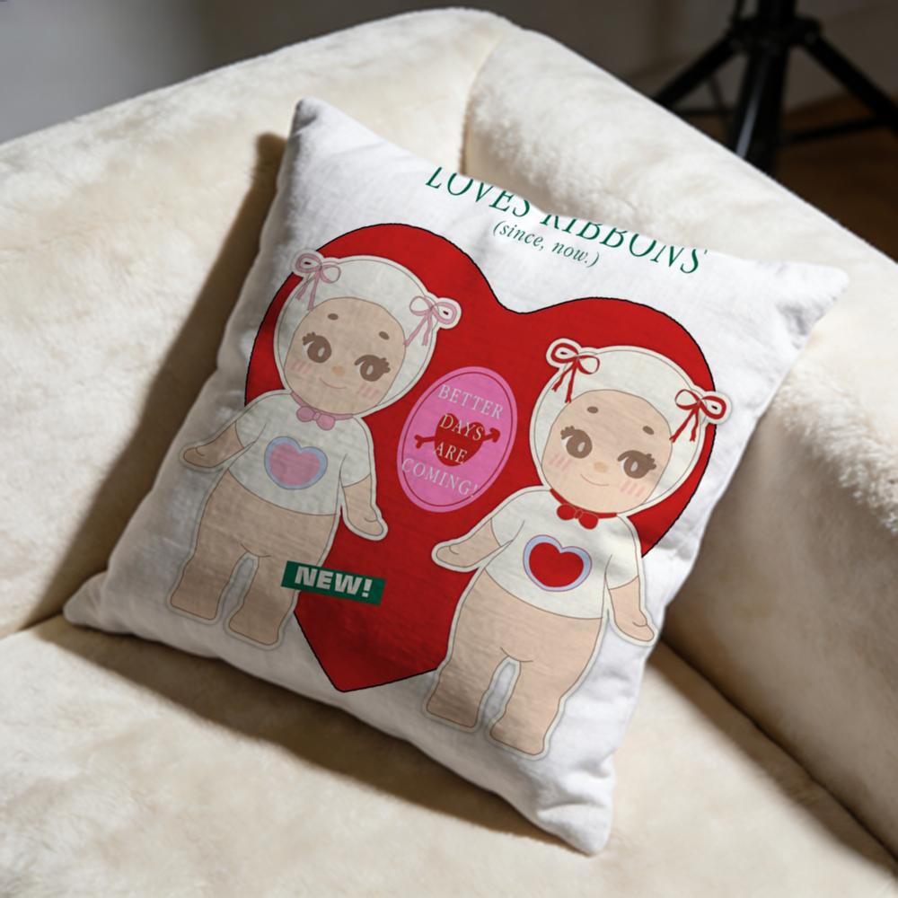 Hot SSonny Angeliou Cushion Cover Soft Decorative Pillow Case Suitable for Bedroom Sofa Car Travel Use