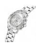 Guess Women's Analogue Quartz 40mm Watch with Silver Stainless Steel Case,Silver Multi Dial Stainless Steel Strap 50m Waterproof -GW0771L1