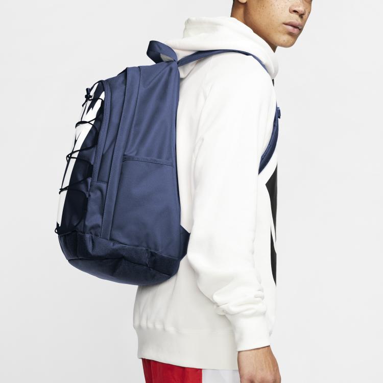 Nike Hayward Polyester Backpack Regular Unisex Blue Casual BA5883-469