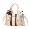 New Chinese Style Crane Embroidery Daily Handbag For Mothers, Elegant All-Match Top Handle Crossbody Festival Present