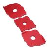 3Pcs Corner Radius QuickJig Woodworking Semicircle Positioning Template Trimming Tool