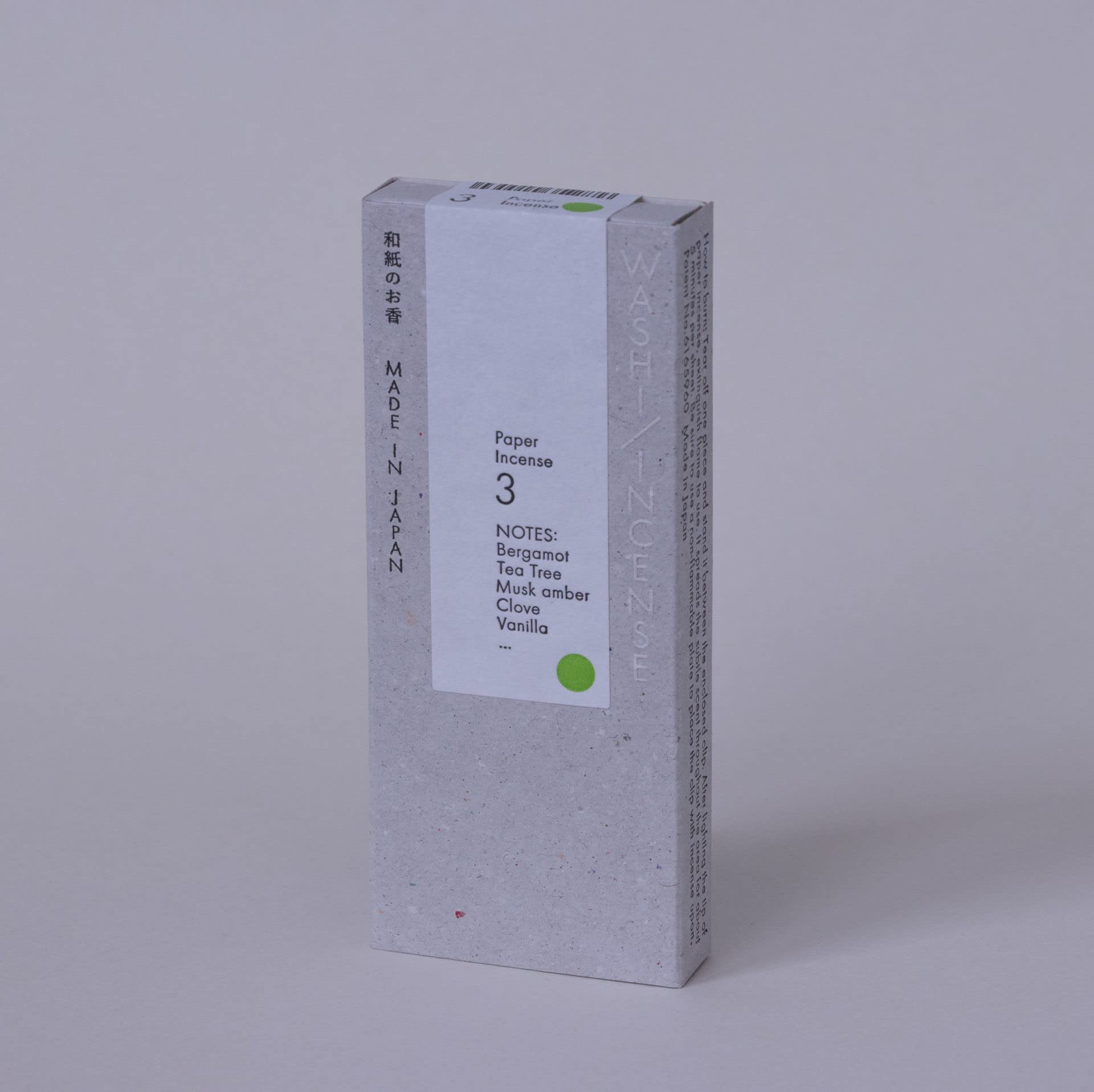 Kunjudo WASHI INCENSE paper 1553 (Japanese incense)