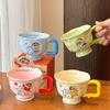 Crayon Shin Shien Mug Cute Cartoon Ceramic Water Cup High Looking Couple Coffee Cup Children's Breakfast Milk Cup